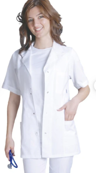 KADIN KISA KOL BEYAZ ÖNLÜK