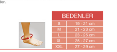 ORLEX ÖRME AŞİL TENDON DESTEKLİ AYAK BİLEKLİĞİ