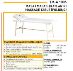 Turmed Masaj Masası TMA-1006