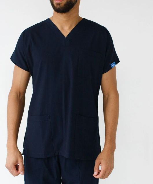 DR.MİTRA LACİVERT  TEK ÜST