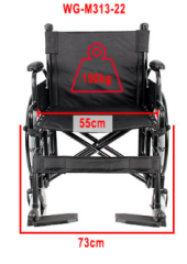 WOLLEX MANUEL TEKERLEKLİ SANDALYE WG-M313