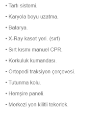 HASTA YATAĞI 4055 3 MOTORLU ABS KAPLAMA