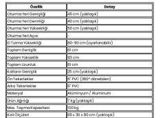 ALÜMİNYUM WALKER ROLLATÖR