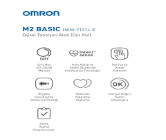 Omron M2 Basic HEM-7121J-E Üst Koldan Ölçer Dijital Tansiyon Aleti