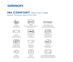 Omron M6 Comfort HEM-7360-E Dijital Koldan Ölçer Tansiyon Aleti