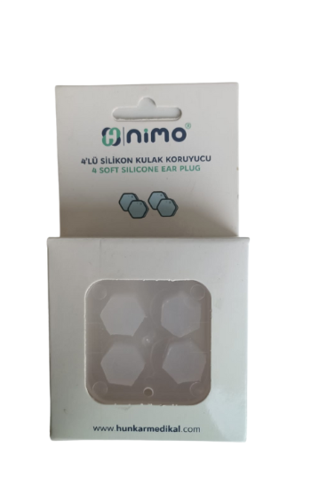 Nimo 4'lü Silikon Kulak Koruyucu