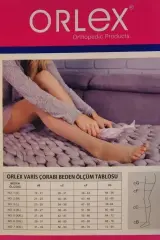 DİZ ALTI BURNU KAPALI VARİS ÇORABI TEN RENGİ CCL2(23-32 mmHg)
