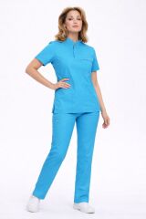 DOKTOR HEKİM FORMASI LİKRALI VİSCON TAKIM ALASKAN BLUE