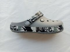 Crocs Terlik Gri Desenli