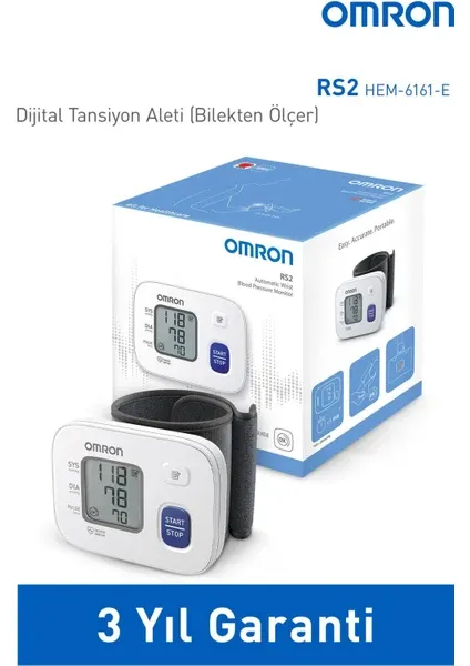 OMRON RS2 BİLEKTEN ÖLÇER TANSİYON ALETİ