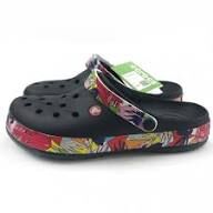 Crocs Terlik Siyah Desenli
